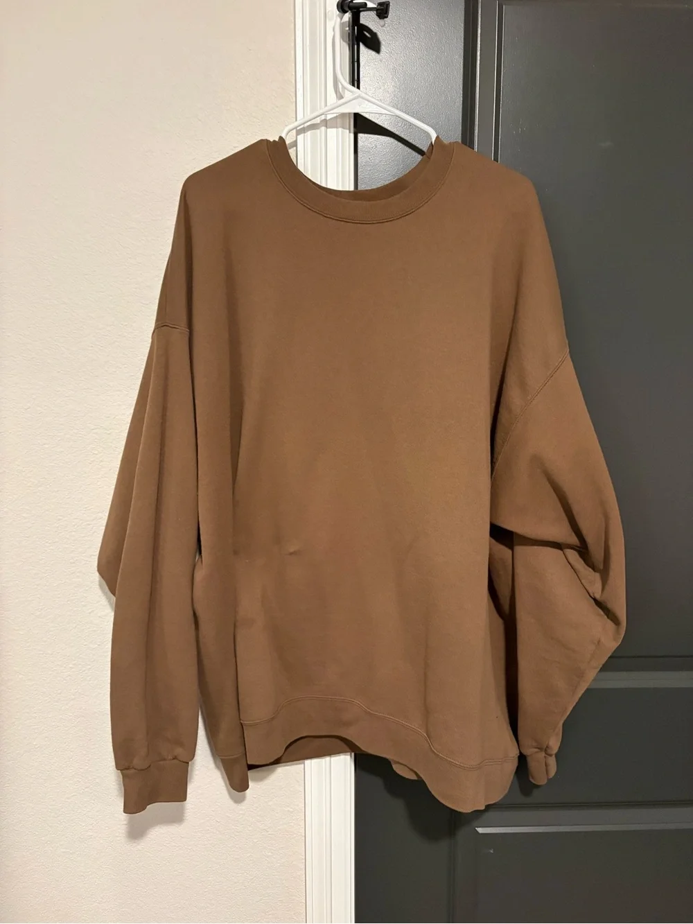 Classic Crewneck Women's Sweatshirt in Brown